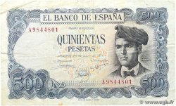 500 Pesetas ESPAÑA 1971 P.153a