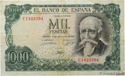 1000 Pesetas ESPAÑA 1971 P.154