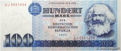 100 Mark GERMAN DEMOCRATIC REPUBLIC 1975 P.31b UNC