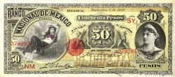 50 Pesos MEXICO 1913 PS.0260d