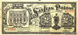 2 Pesos MEXICO San Luis Potosi 1914 PS.0407