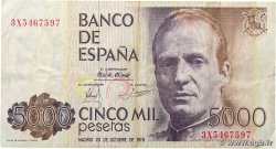 5000 Pesetas ESPAÑA 1979 P.160 BC
