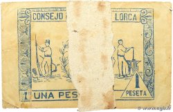 1 Peseta ESPAÑA Lorca 1937 P.- MC