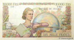 10000 Francs GÉNIE FRANÇAIS FRANCE 1955 F.50.76 pr.TTB