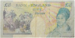 5 Pounds ENGLAND 2002 P.391b F
