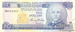 2 Dollars BARBADE 1980 P.30a TB+