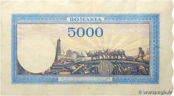 5000 Lei ROMANIA 1943 P.055 VF