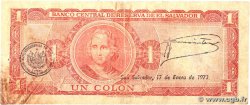 1 Colon EL SALVADOR 1971 P.115a G
