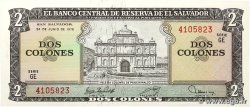 2 Colones EL SALVADOR 1976 P.124a UNC-