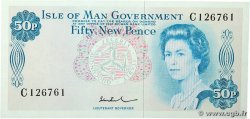 50 New Pence ÎLE DE MAN 1972 P.28c UNC-