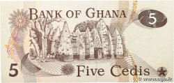 5 Cedis GHANA 1977 P.15b AU+