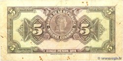 5 Pesos Oro COLOMBIA 1950 P.386e BC