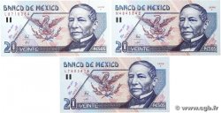 20 Pesos Lot MEXICO 1994 P.106a XF
