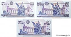 20 Pesos Lot MEXICO 1994 P.106a XF