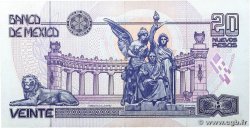 20 Nuevos Pesos MEXIQUE 1992 P.100 TTB+