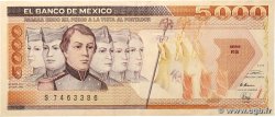 5000 Pesos MEXICO 1989 P.088c VF