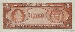5 Pesos Oro RÉPUBLIQUE DOMINICAINE 1952 P.068 SPL