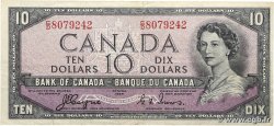 10 Dollars CANADA 1954 P.069a