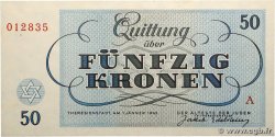 50 Kronen ISRAËL Terezin / Theresienstadt 1943 WW II.706