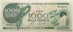 1000 Francs BURUNDI 1988 P.31d
