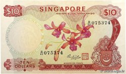 10 Dollars SINGAPORE 1973 P.03d