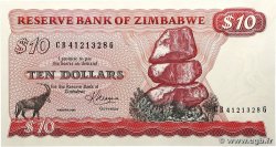 10 Dollars ZIMBABWE Harare 1983 P.03d