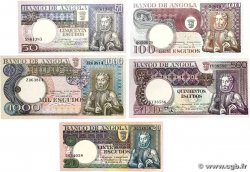 20 a 1000 Escudos Lot ANGOLA 1973 P.104 au P.108