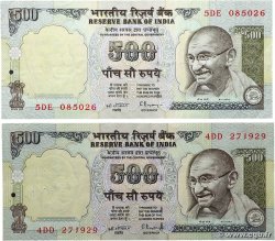 500 Rupees Lot INDIA 1998 P.092a