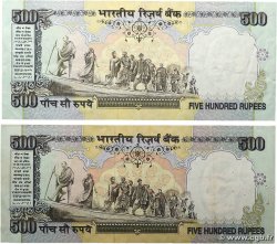 500 Rupees Lot INDIA 1998 P.092a VF+