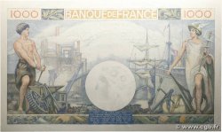 1000 Francs COMMERCE ET INDUSTRIE FRANCE 1940 F.39.01 pr.NEUF