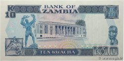 10 Kwacha ZAMBIA 1989 P.31a UNC