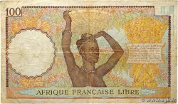 100 Francs type 1941 AFRIQUE ÉQUATORIALE FRANÇAISE Brazzaville 1943 A.116b F