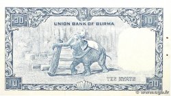 10 Kyats BIRMANIE 1958 P.48a SPL