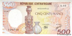 500 Francs type 1985 CENTRAL AFRICAN REPUBLIC 1989 A.193d UNC-
