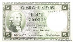 5 Kronur ISLANDE 1948 P.32a