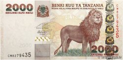 2000 Shilingi TANZANIA 2009 P.37b