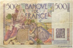 500 Francs CHATEAUBRIAND FRANCE 1946 F.34.05 VF-