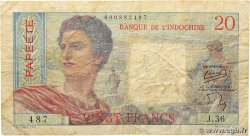 20 Francs TAHITI 1951 P.21b