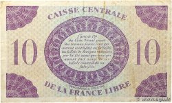 10 Francs Marianne CCFL AFRIQUE ÉQUATORIALE FRANÇAISE Brazzaville 1944 A.119b F