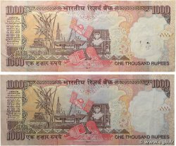1000 Rupees Lot INDIA 2011 P.100t VF