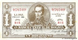 1 Boliviano BOLIVIE 1928 P.128c