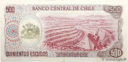 500 Escudos CHILI 1971 P.145 TTB+