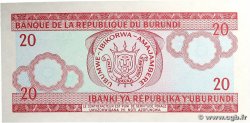 20 Francs BURUNDI 2005 P.27d UNC