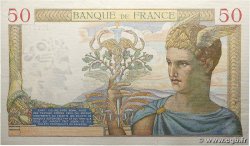 50 Francs CÉRÈS modifié FRANCE 1940 F.18.38 TTB+