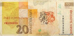 20 Tolarjev SLOVÉNIE 1992 P.12a TB