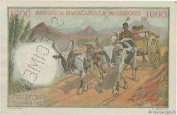 1000 Francs Spécimen MADAGASCAR 1950 P.048as SPL