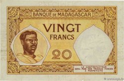 20 Francs Épreuve MADAGASCAR 1937 P.037s TTB+