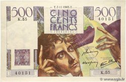 500 Francs CHATEAUBRIAND FRANCE 1945 F.34.03