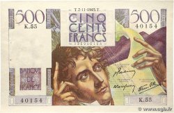 500 Francs CHATEAUBRIAND FRANCE 1945 F.34.03