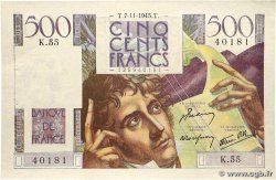 500 Francs CHATEAUBRIAND FRANCE 1945 F.34.03
